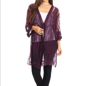 Lace Kimono/Coverup Medium